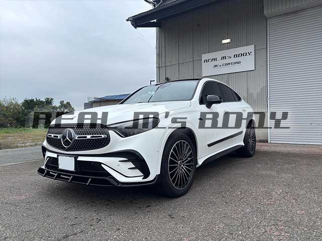 【Mercedes-benz The GLC(ベンツ GLC）】樹脂パーツをボディ同色に｜スムージング塗装 施工事例