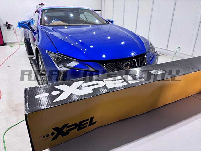 マット塗装×XPEL STEALTH｜ヒートブルーコントラスト レイヤリングを守るプロテクション施工